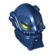 Lego hlava Bionicle Inika Toa Hahli, tmavě modrá (4297117, 4298919)